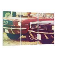 Obraz na płótnie 120x80 - Mustang - Muscle Car Retro - mustang, muscle car