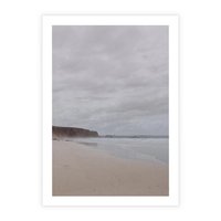 Plakat bez ramy 40x50 - Mglista plaża - plaża, mgła