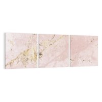 Obraz na płótnie 150x50 - Piękno w Szczegółach - marmur, złoto