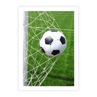 Plakat bez ramy 50x70 - Namiętność Piłki i Gola - piłka nożna, gol